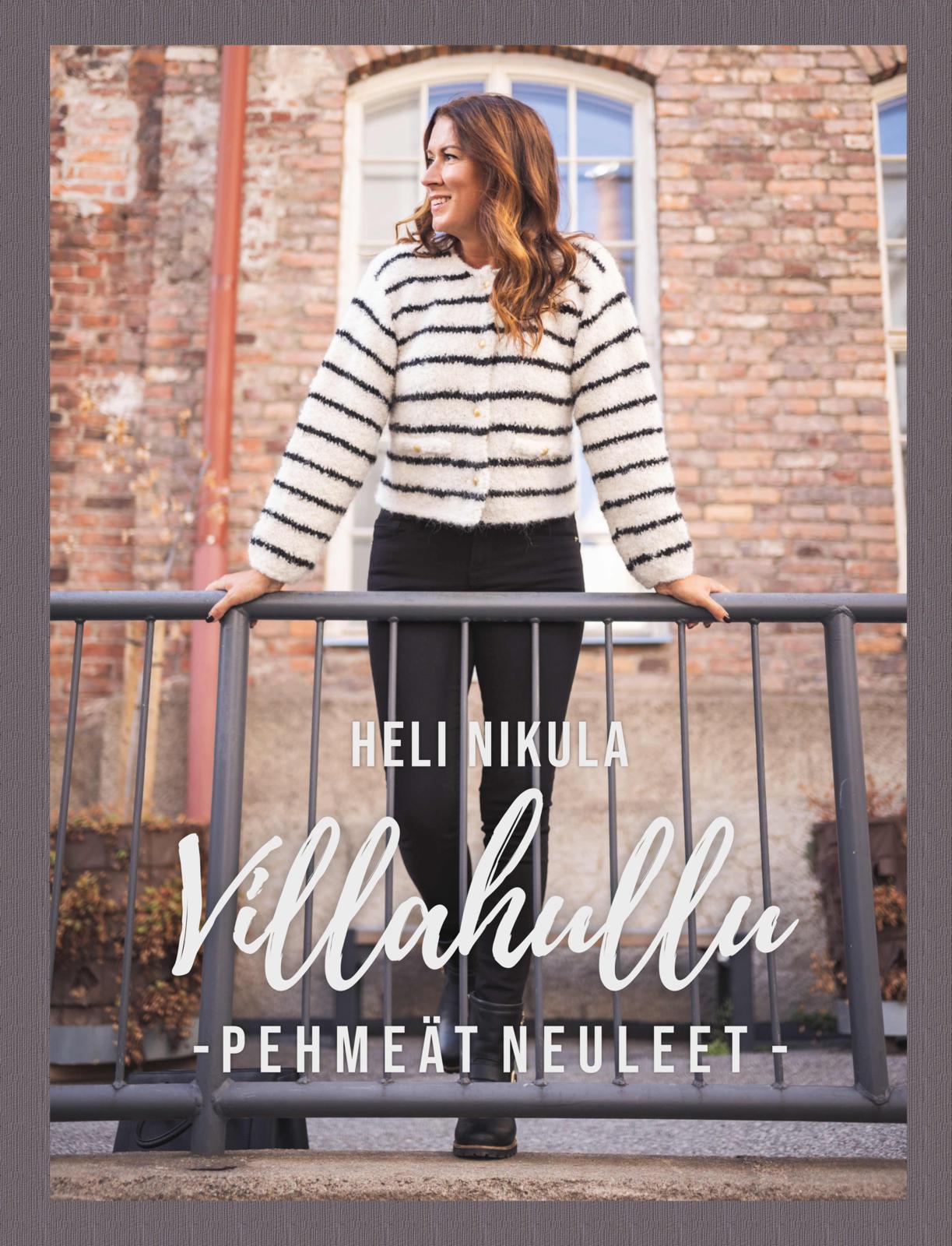 Etukansi. Heli Nikula Villahullu - Pehmeät neuleet