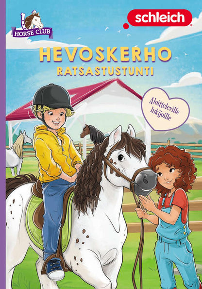 Etukansi. Schleich Hevoskerho - Ratsastustunti
