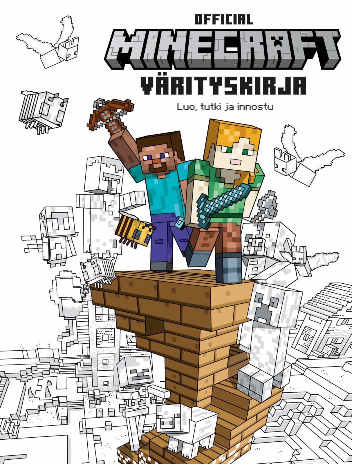 Etukansi. Insight Editions L.P Minecraft - Värityskirja - Official