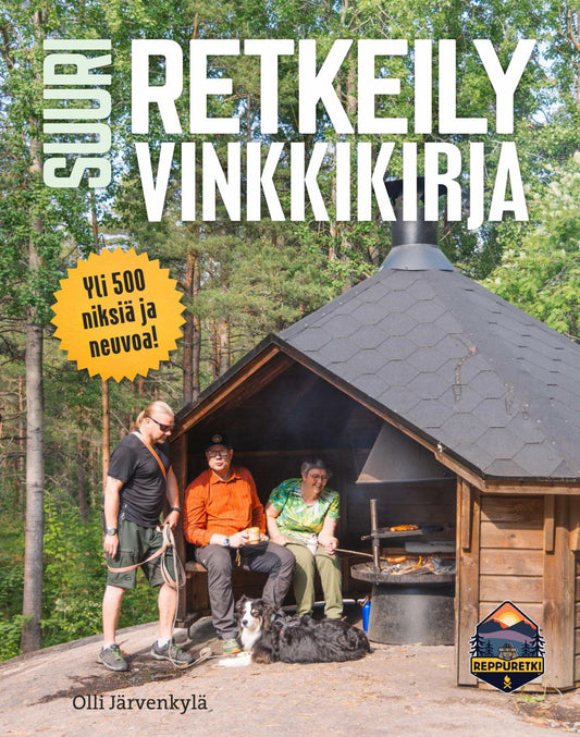 Etukansi. Olli Järvenkylä. Suuri retkeilyvinkkikirja - 2026.
