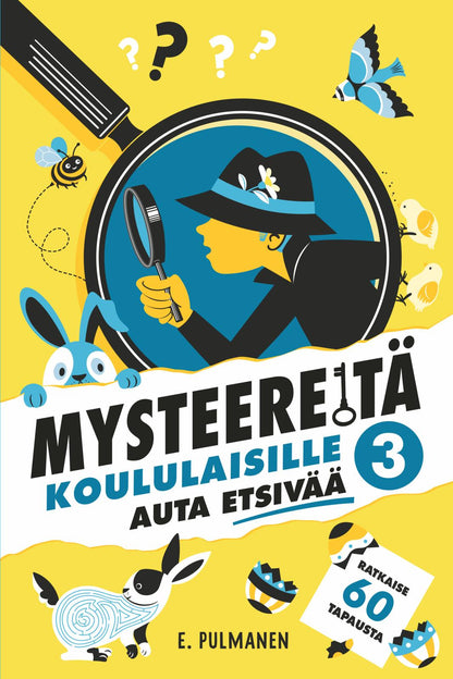 Etukansi. The Puzzle house Puzz Mysteereitä koululaisille 3 - Auta etsivää ja ratkaise 60 tapausta