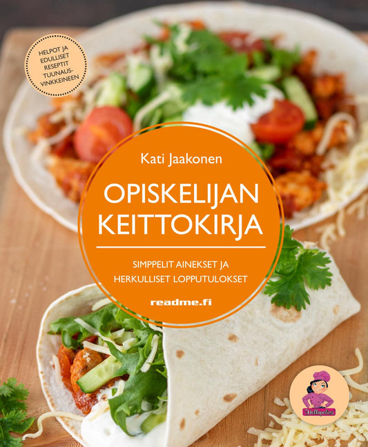 Etukansi. Kati Jaakonen. Opiskelijan keittokirja.