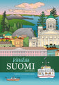 Etukansi. Anne Laios Värikäs Suomi - Värityskirja