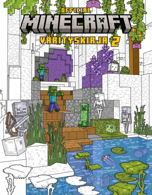Etukansi. Insight Editions L.P. Minecraft - Värityskirja 2.