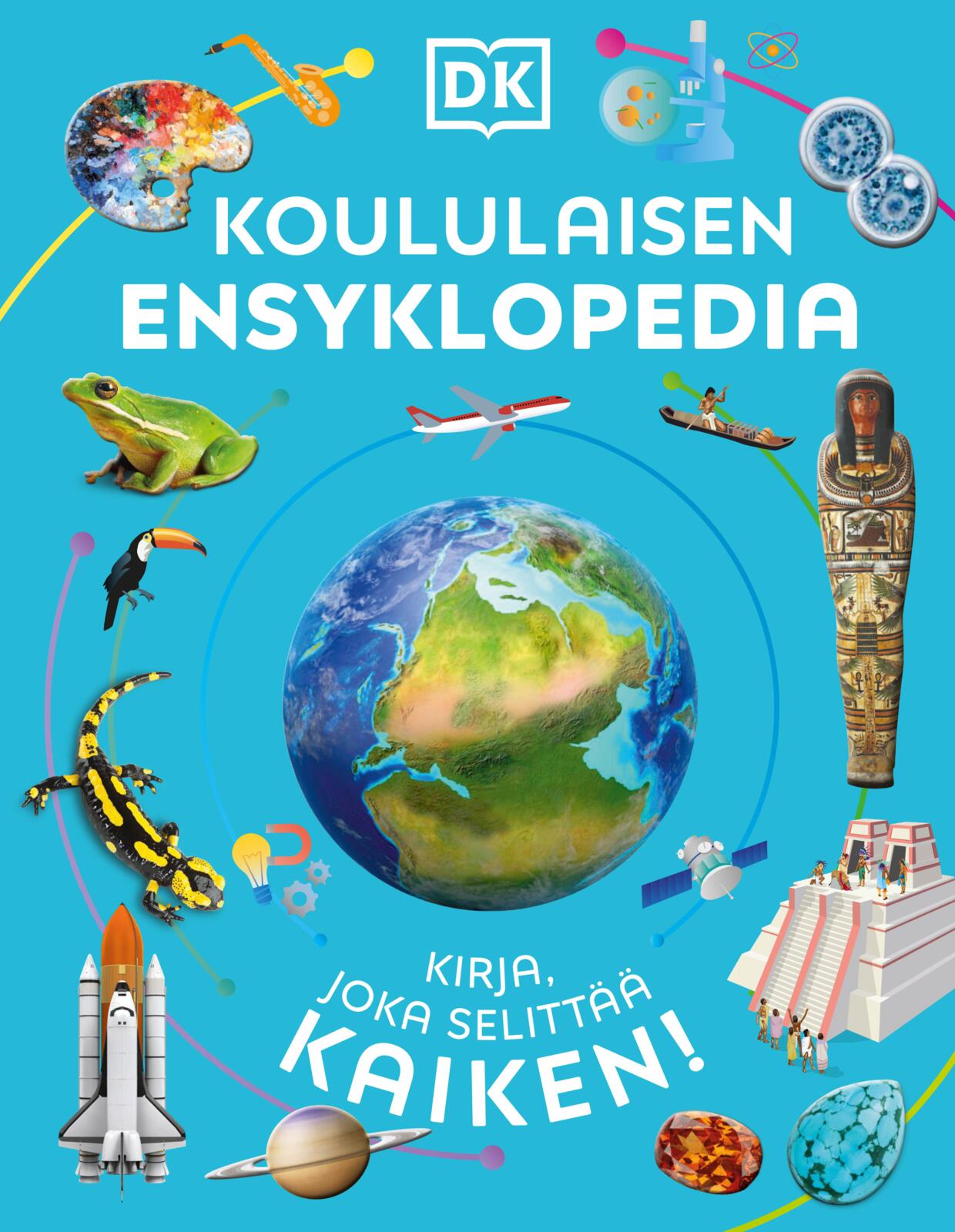 Etukansi. Dorling Kindersley Ltd Koululaisen ensyklopedia 2026 painos