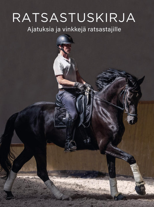 Etukansi. Johanna Vaurio-Teräväinen. Tiina Tarkkala. Ville Vaurio. Ratsastuskirja — Ajatuksia ja vinkkejä ratsastajille.