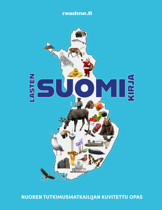 Etukansi. Viljami Ovaskainen. Minna Ovaskainen. Lasten Suomi - Nuoren tutkimusmatkailijan kuvitettu opas.