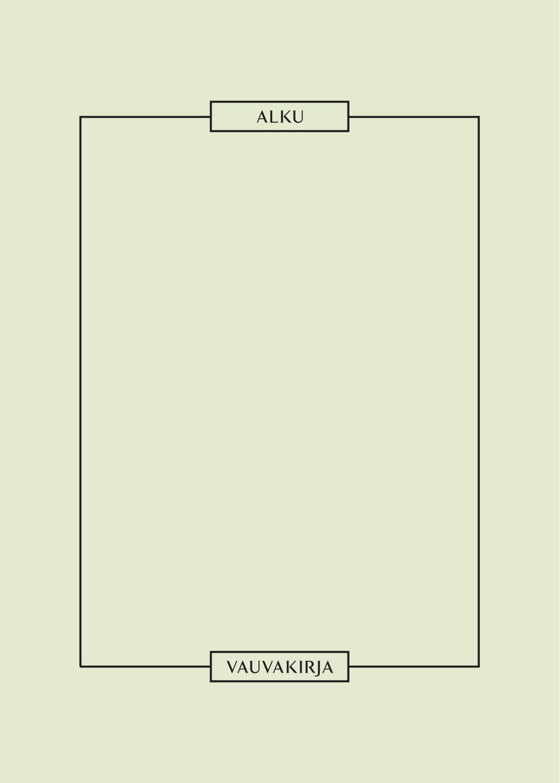 Etukansi. Jussi Pekkala. Alku – Vauvakirja