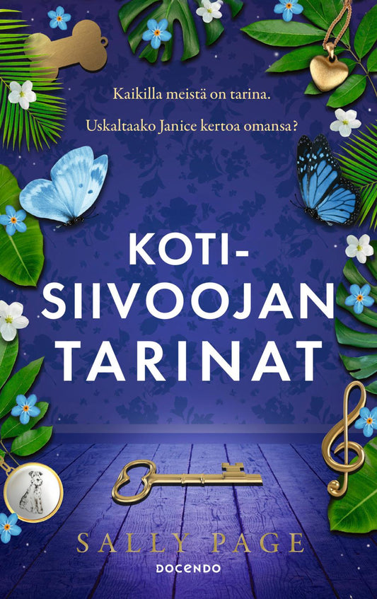 Etukansi. Sally Page. Kotisiivoojan tarinat.