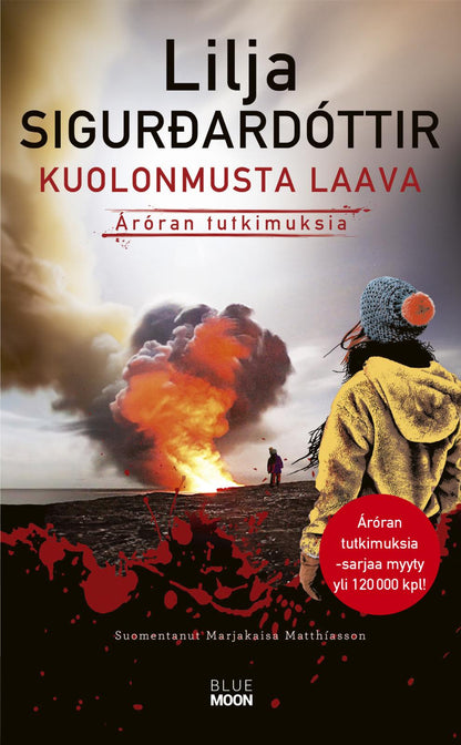 Etukansi. Lilja Sigurdardóttir Kuolonmusta laava