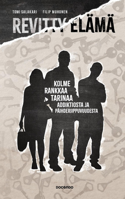 Etukansi. Tomi Salakari. Filip Muhonen. Revitty elämä.