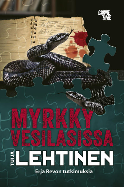 Etukansi. Tuija Lehtinen. Myrkky vesilasissa