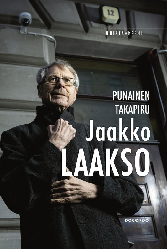 Etukansi. Jaakko Laakso. Punainen takapiru Jaakko Laakso.