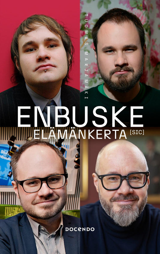Etukansi. Tuomas Marjamäki. Enbuske – Elämänkerta [sic].
