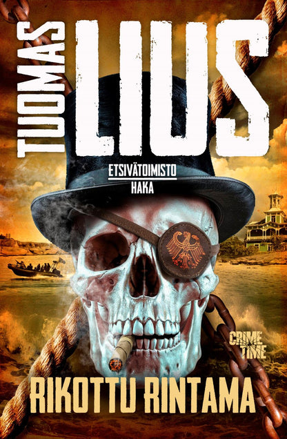 Etukansi. Tuomas Lius. Rikottu rintama