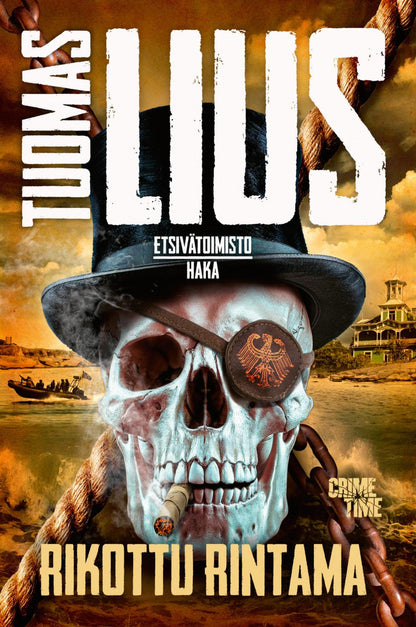 Etukansi. Tuomas Lius Rikottu rintama