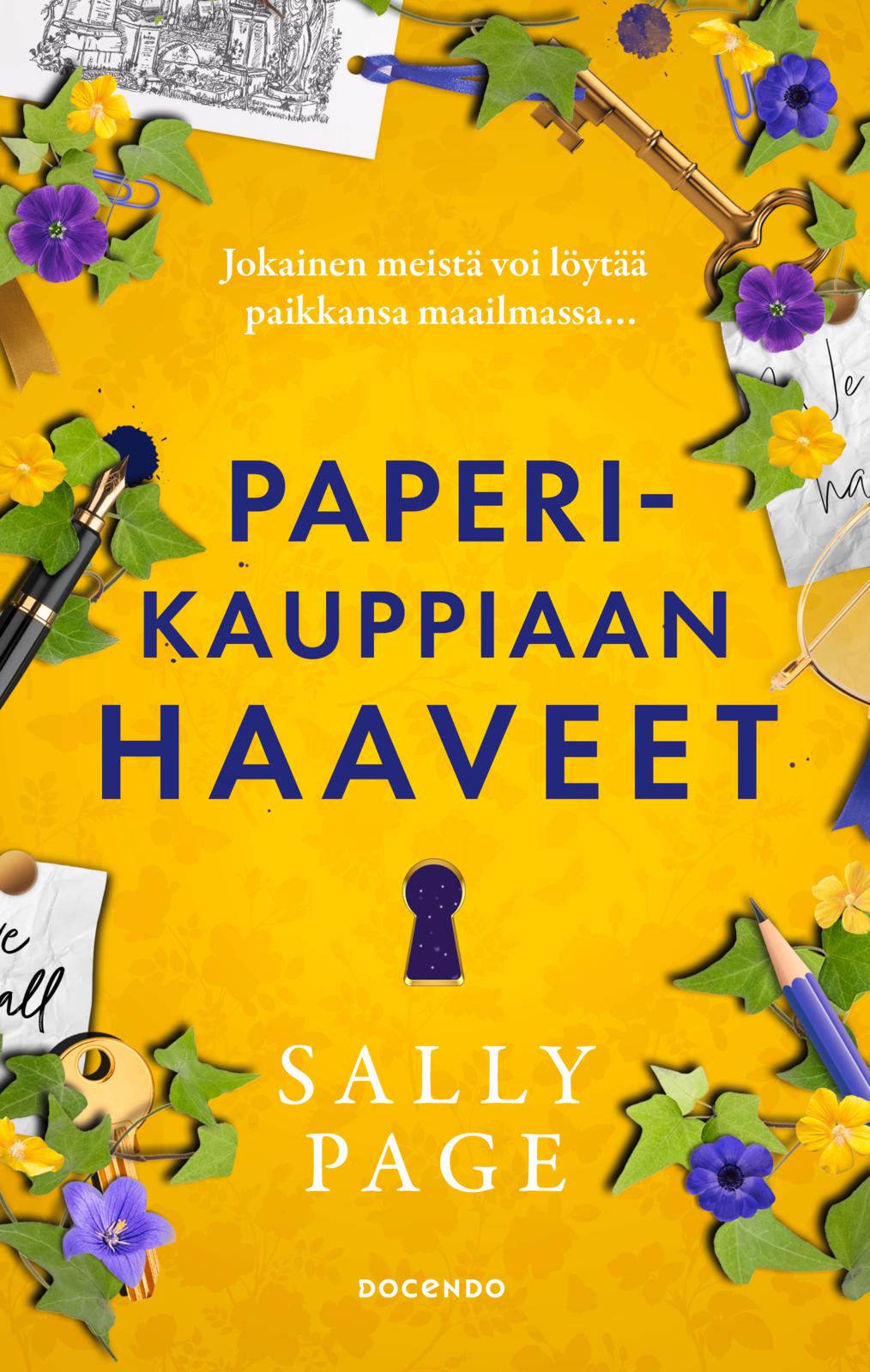 Etukansi. Sally Page Paperikauppiaan haaveet