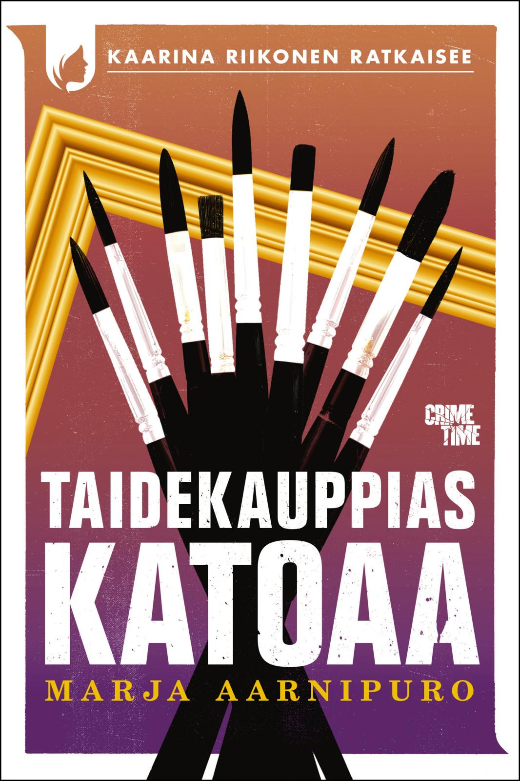 Etukansi. Marja Aarnipuro Taidekauppias katoaa