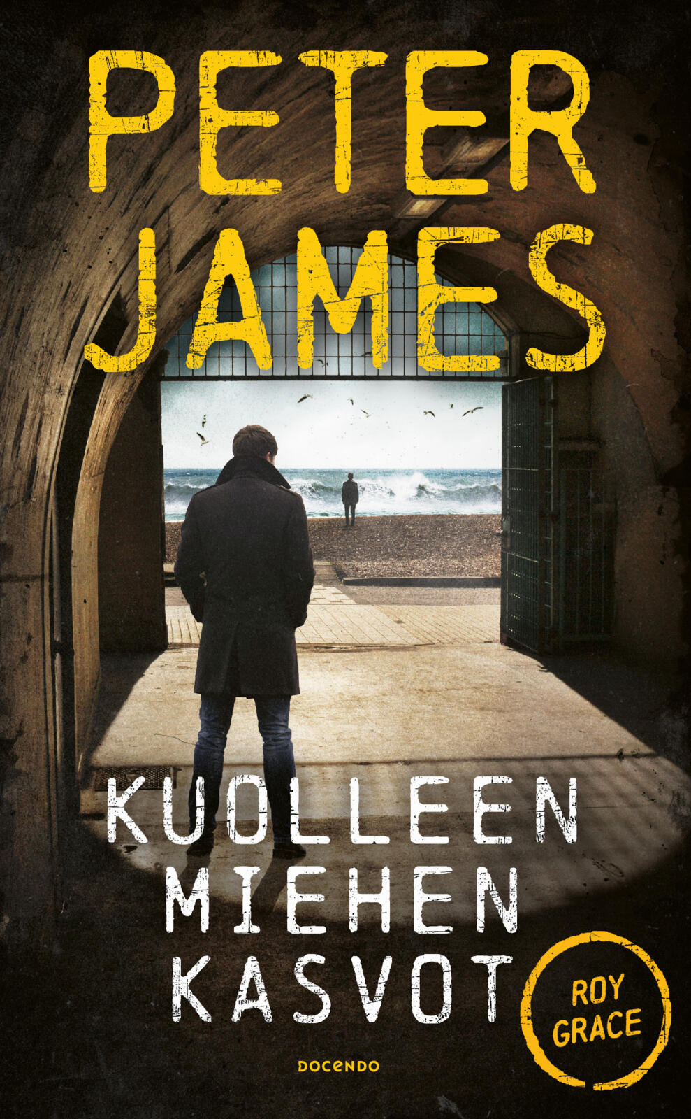 Etukansi. Peter James Kuolleen miehen kasvot