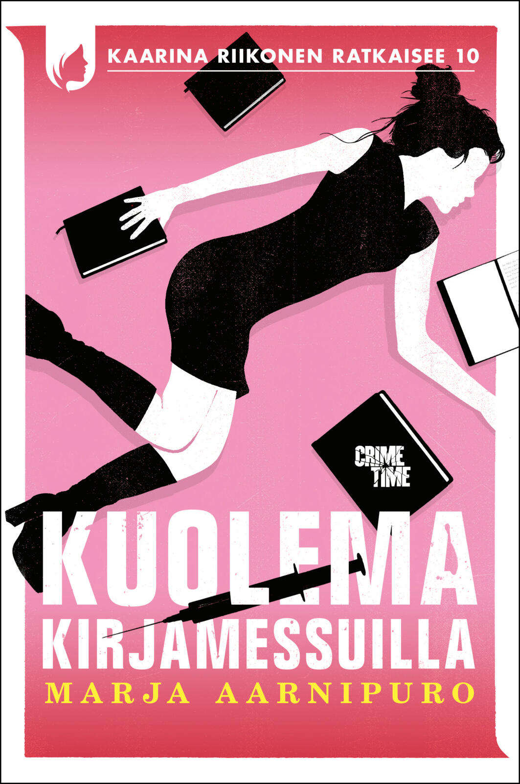 Etukansi. Marja Aarnipuro Kuolema kirjamessuilla