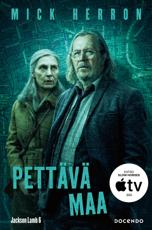 Etukansi. Mick Herron. Pettävä maa.